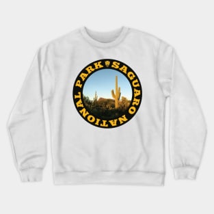 Saguaro National Park circle Crewneck Sweatshirt